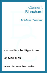 carte de visite verso